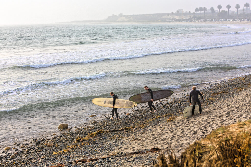 Longboards at San Onofre