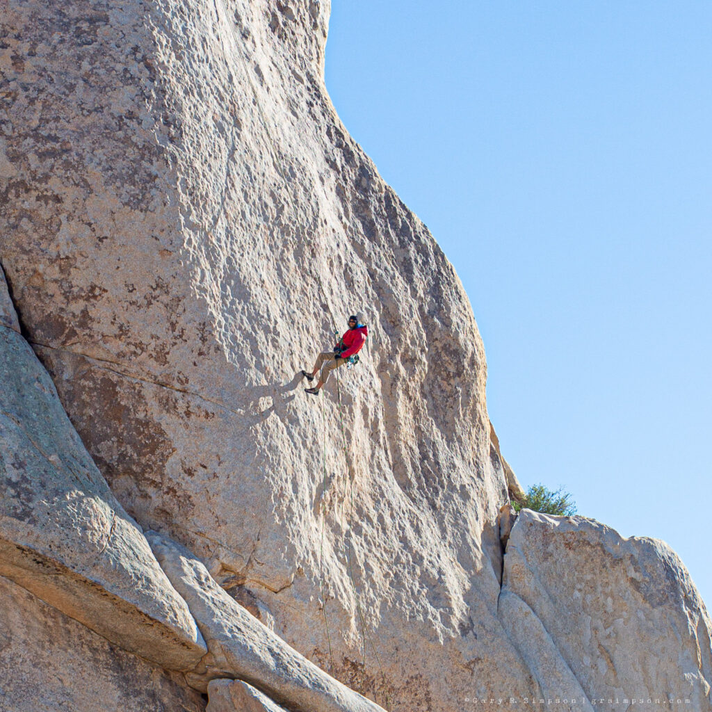 Red Jacket Rock Climber