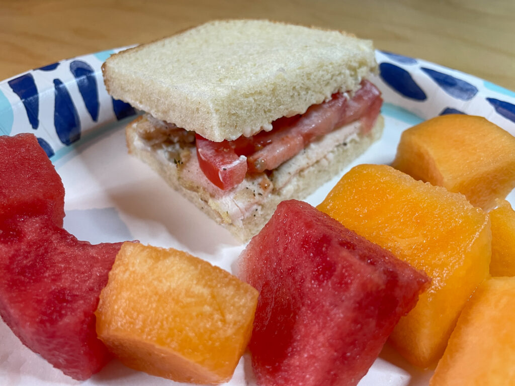 Baked Chicken & Tomato on White