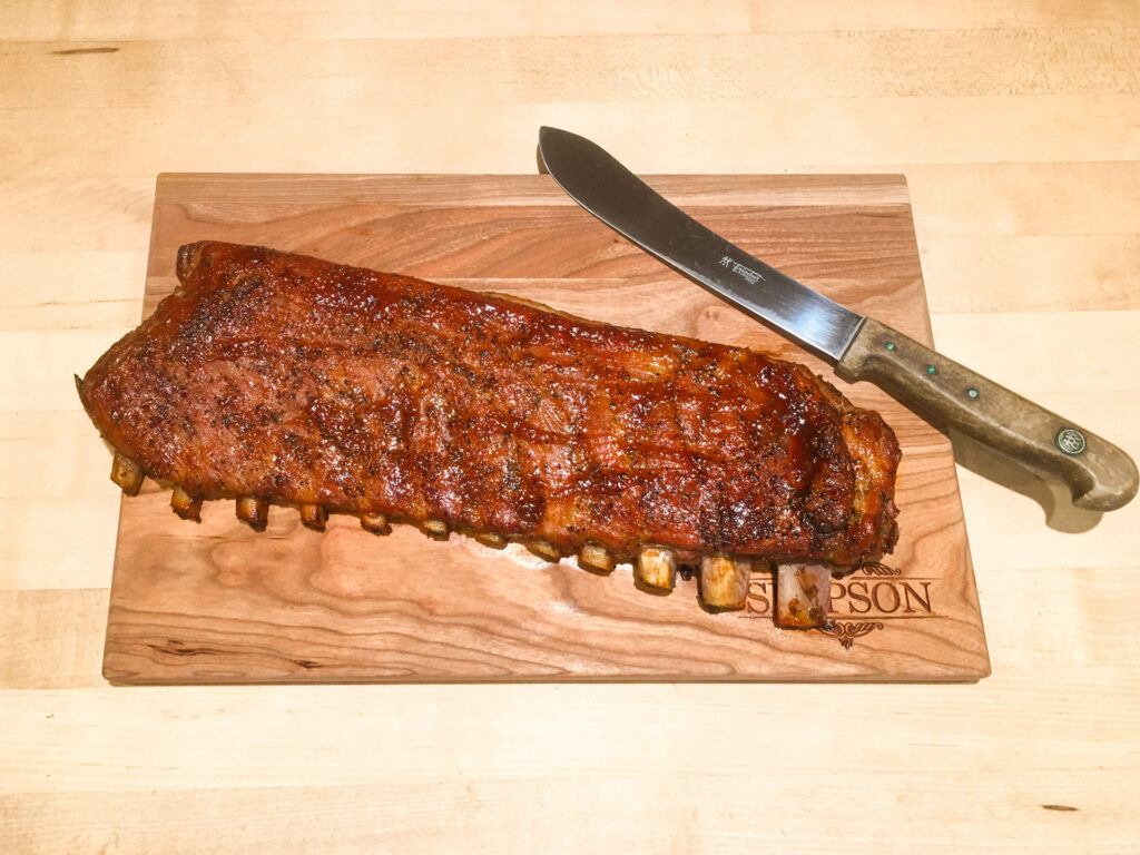 Ribs on the Cutting Board