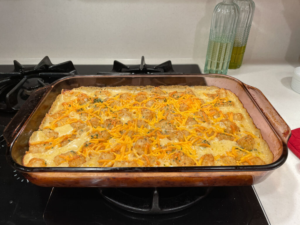 Tater-Tots Cowboy Casserole