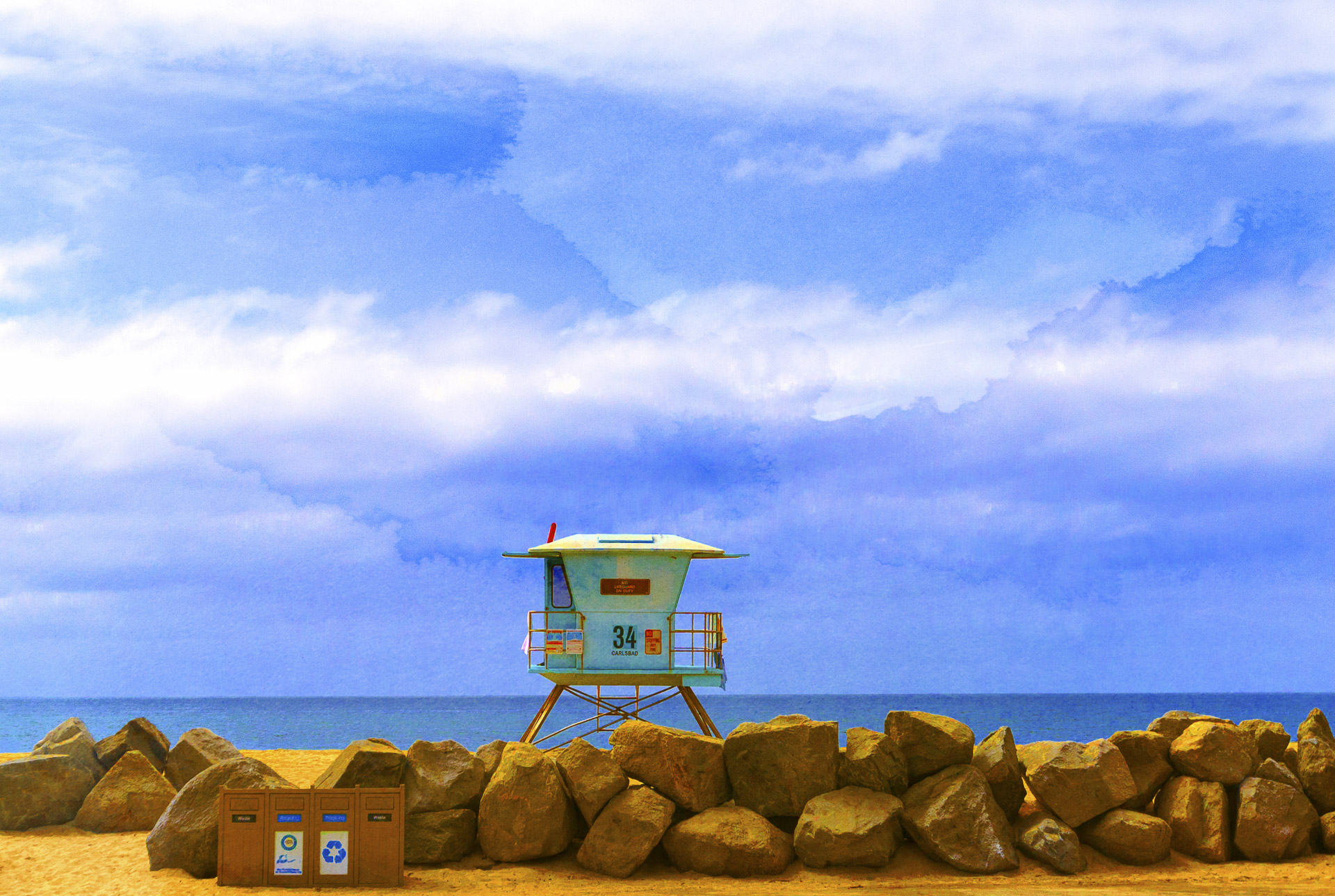 Carlsbad Beach Lifeguard Station 34