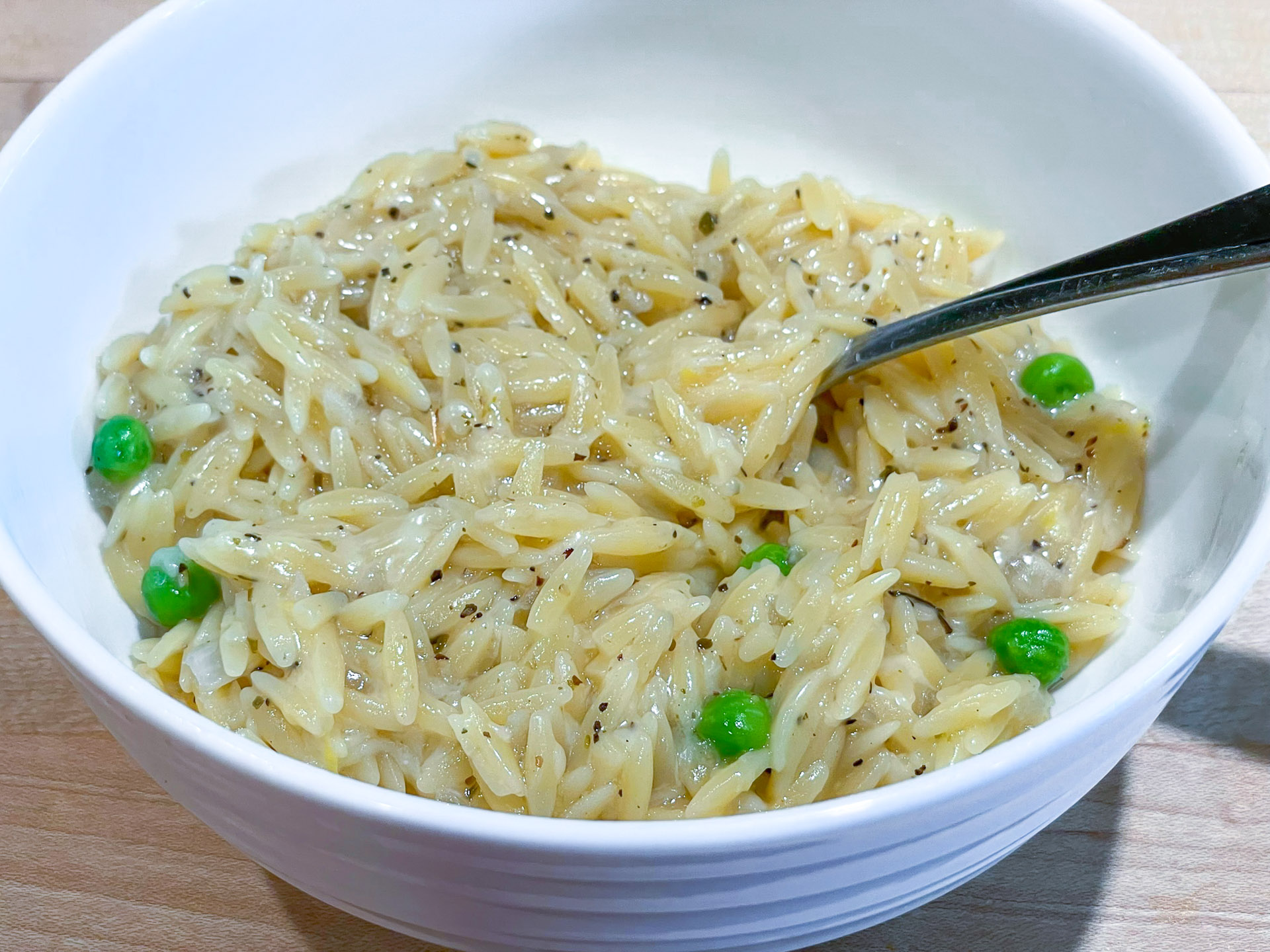 Orzo w/Peas