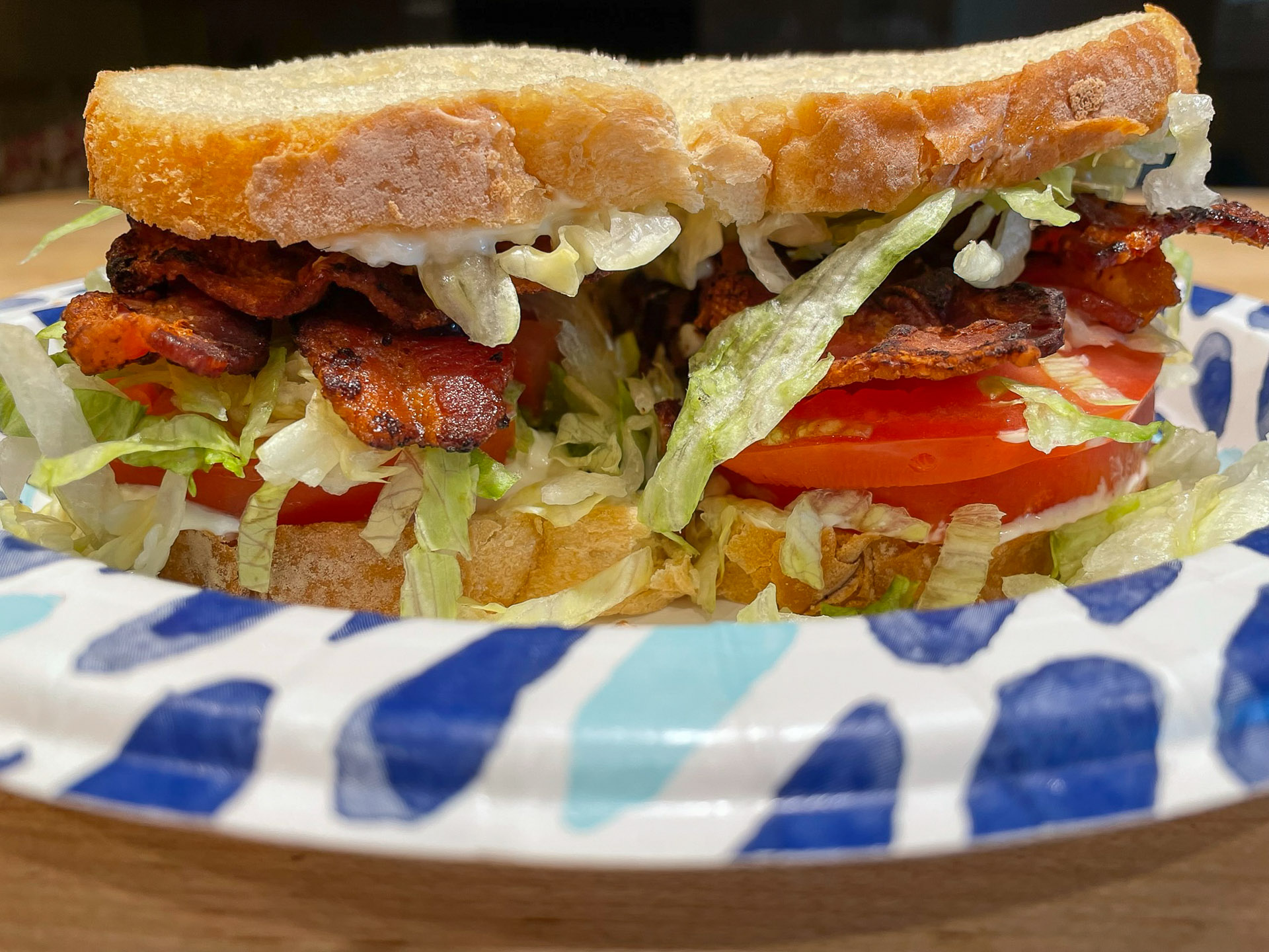 Bacon Lettuce Tomato Sandwich