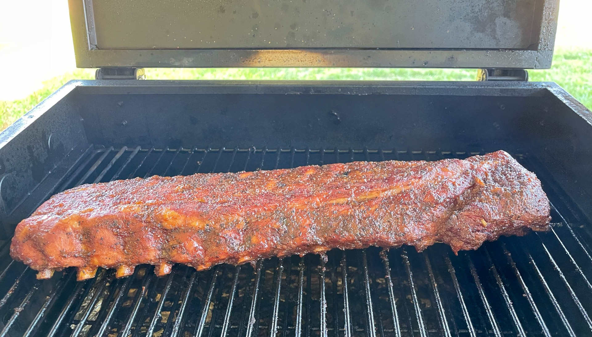 Ribs on the Smoker
