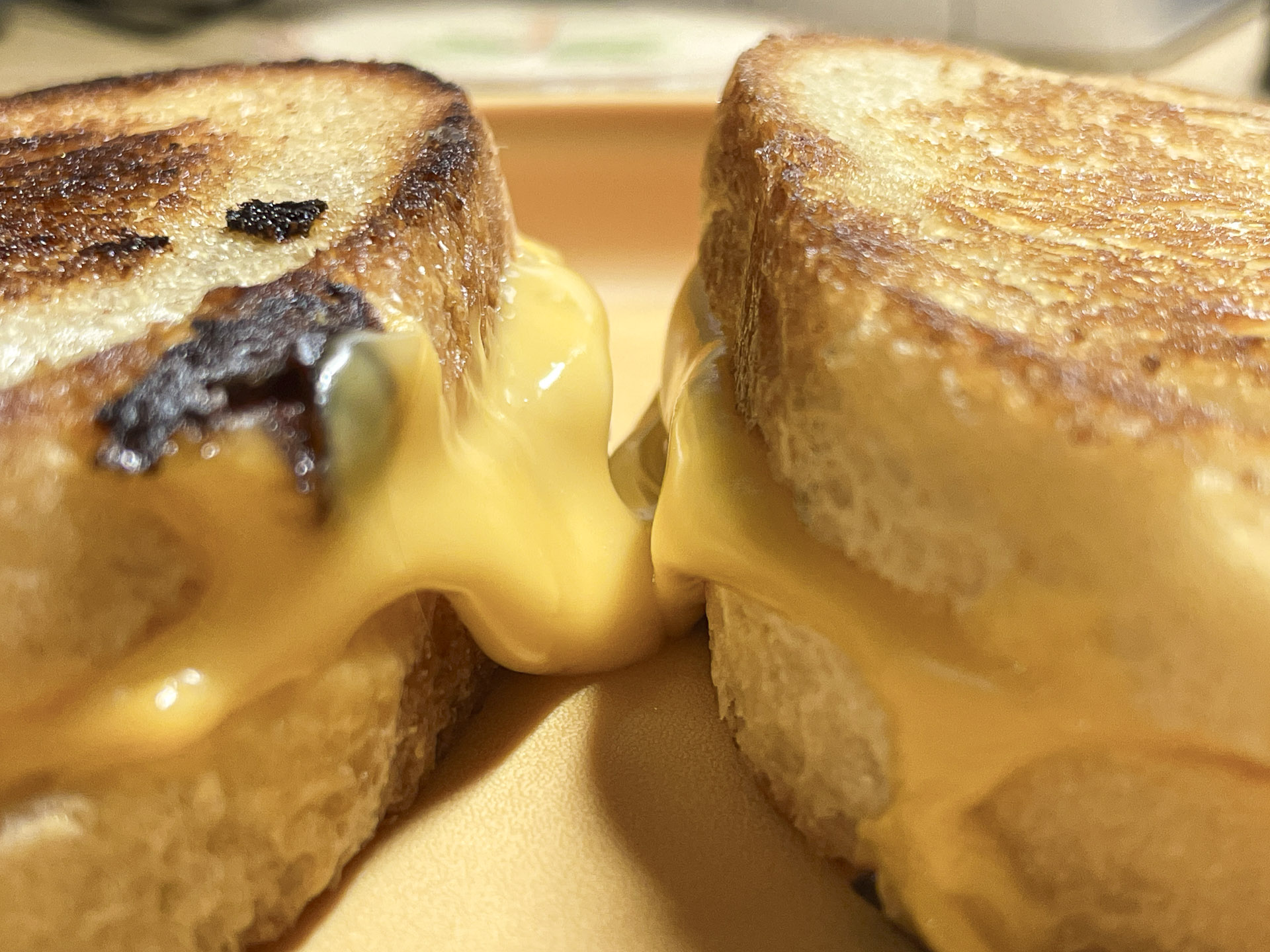 Hot Grilled Cheese