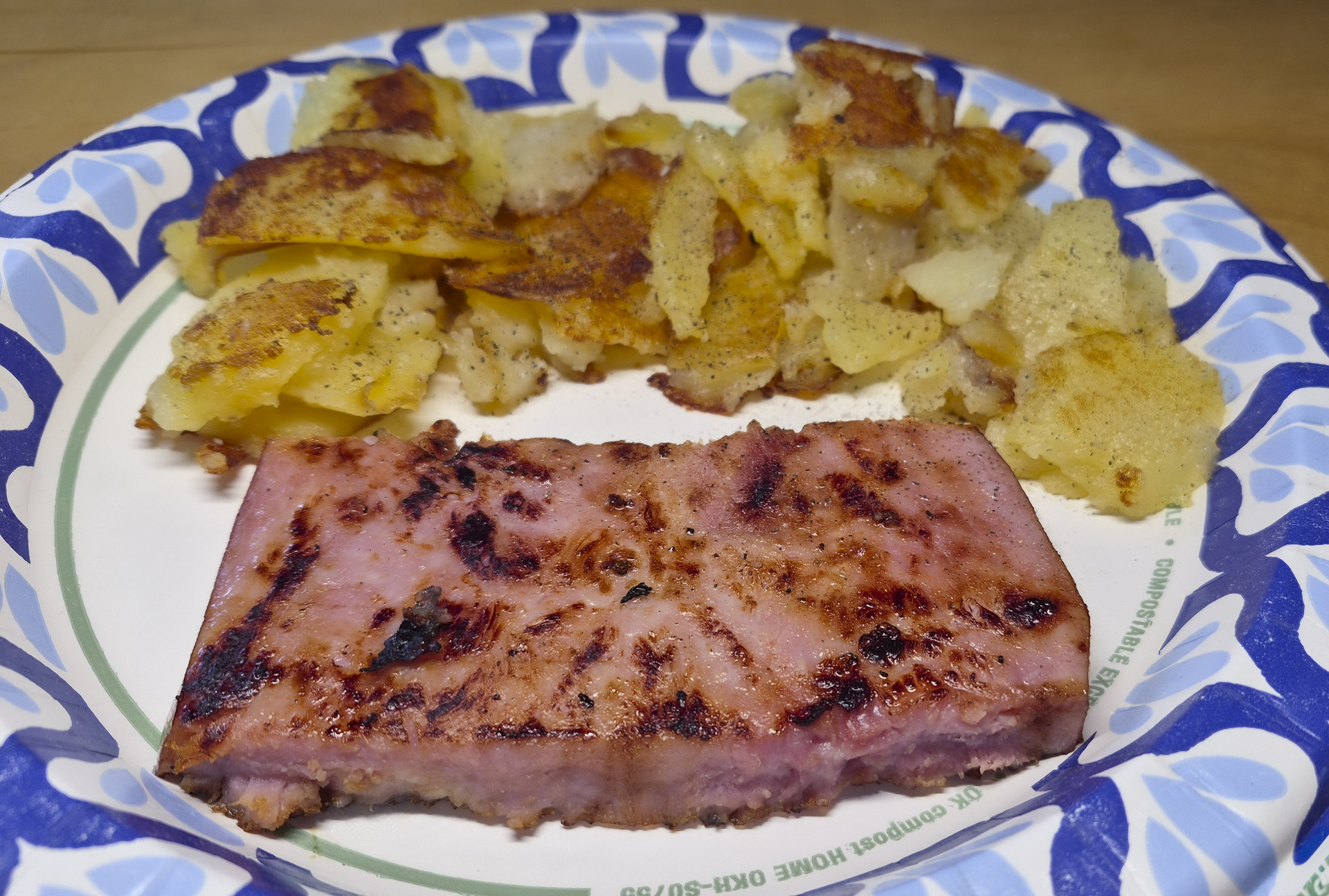 Fried Ham & Potatoes