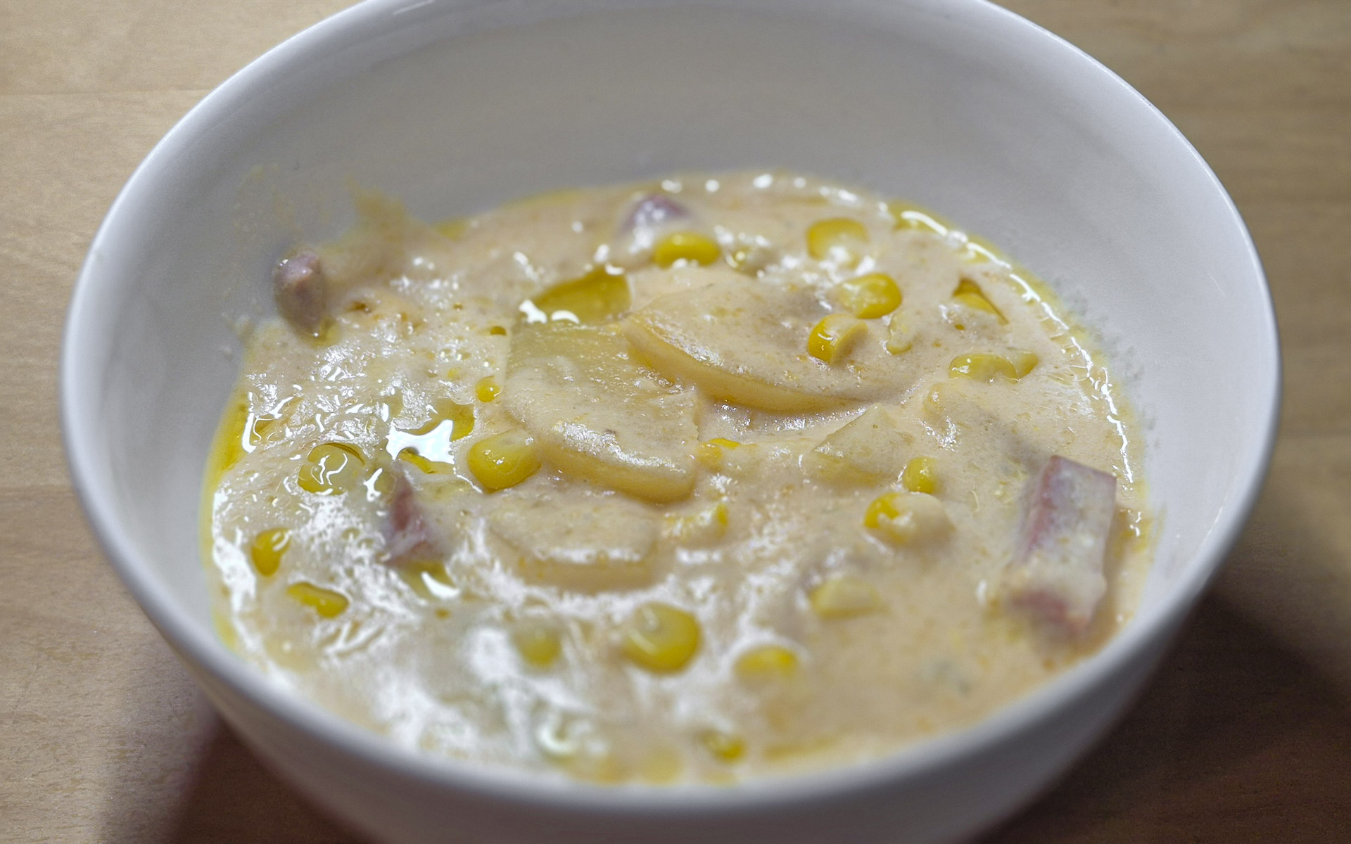 Corn Chowder w/Ham