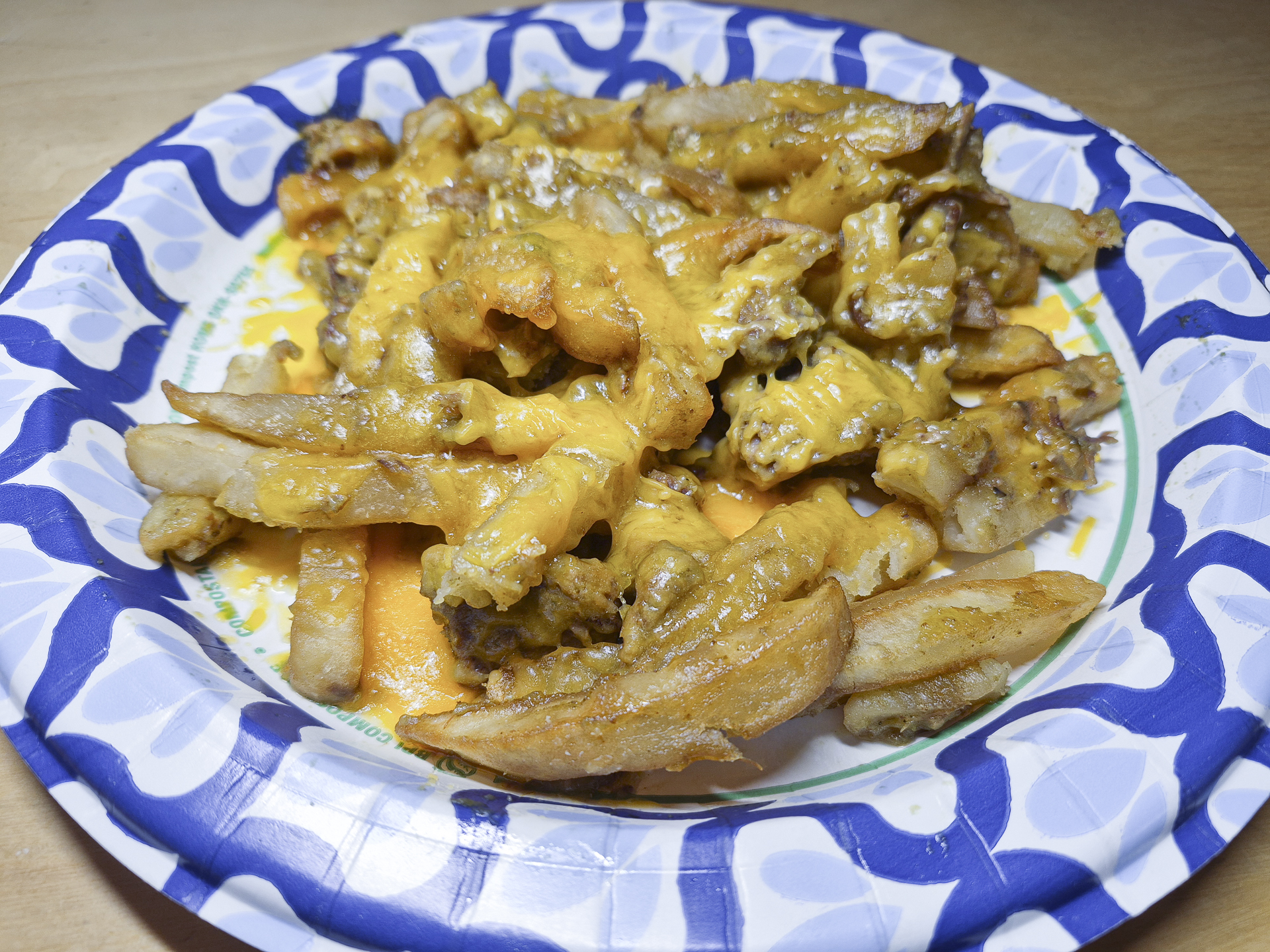 Chili Verde Cheese Fries