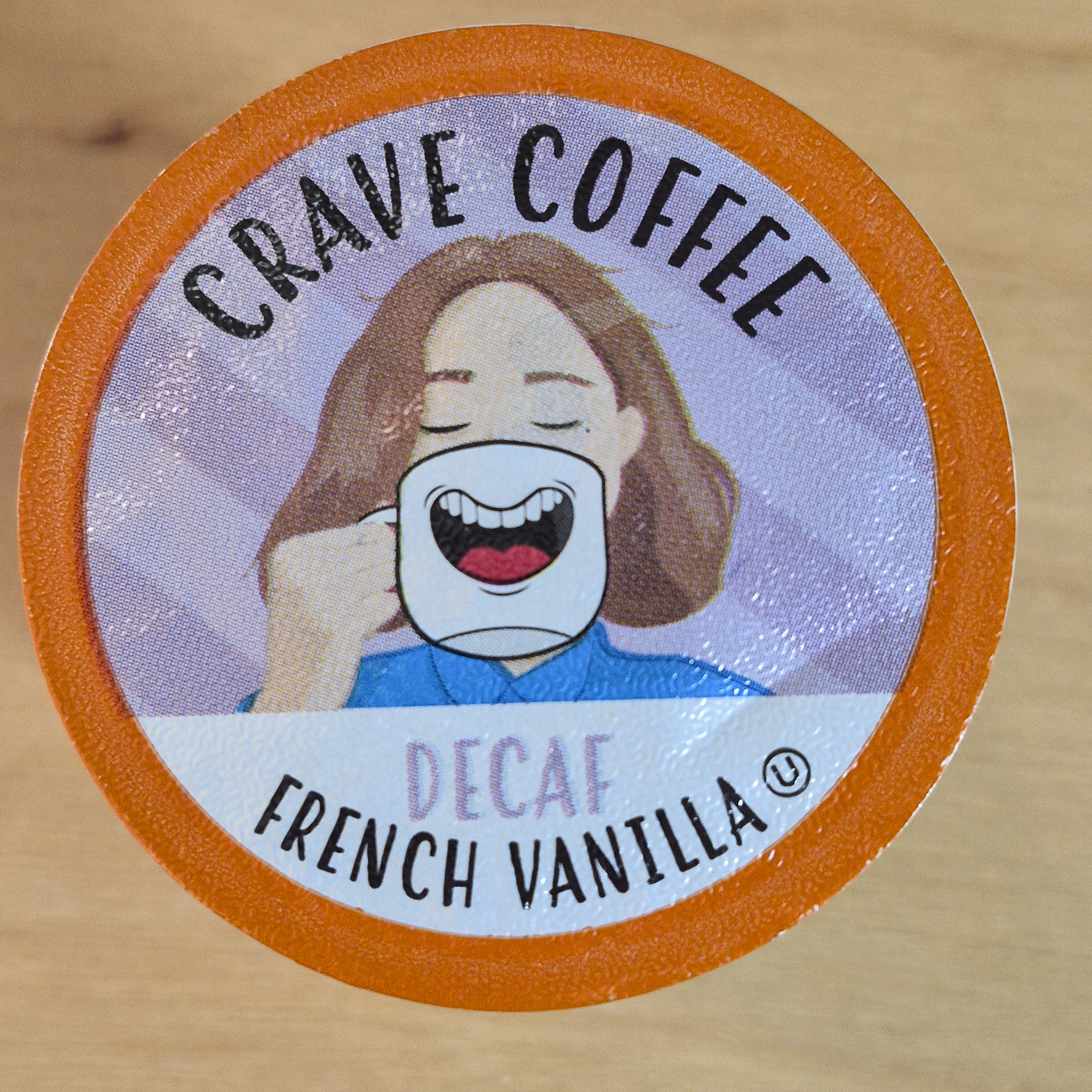 Crave Coffee Pod Decaf French Vanilla