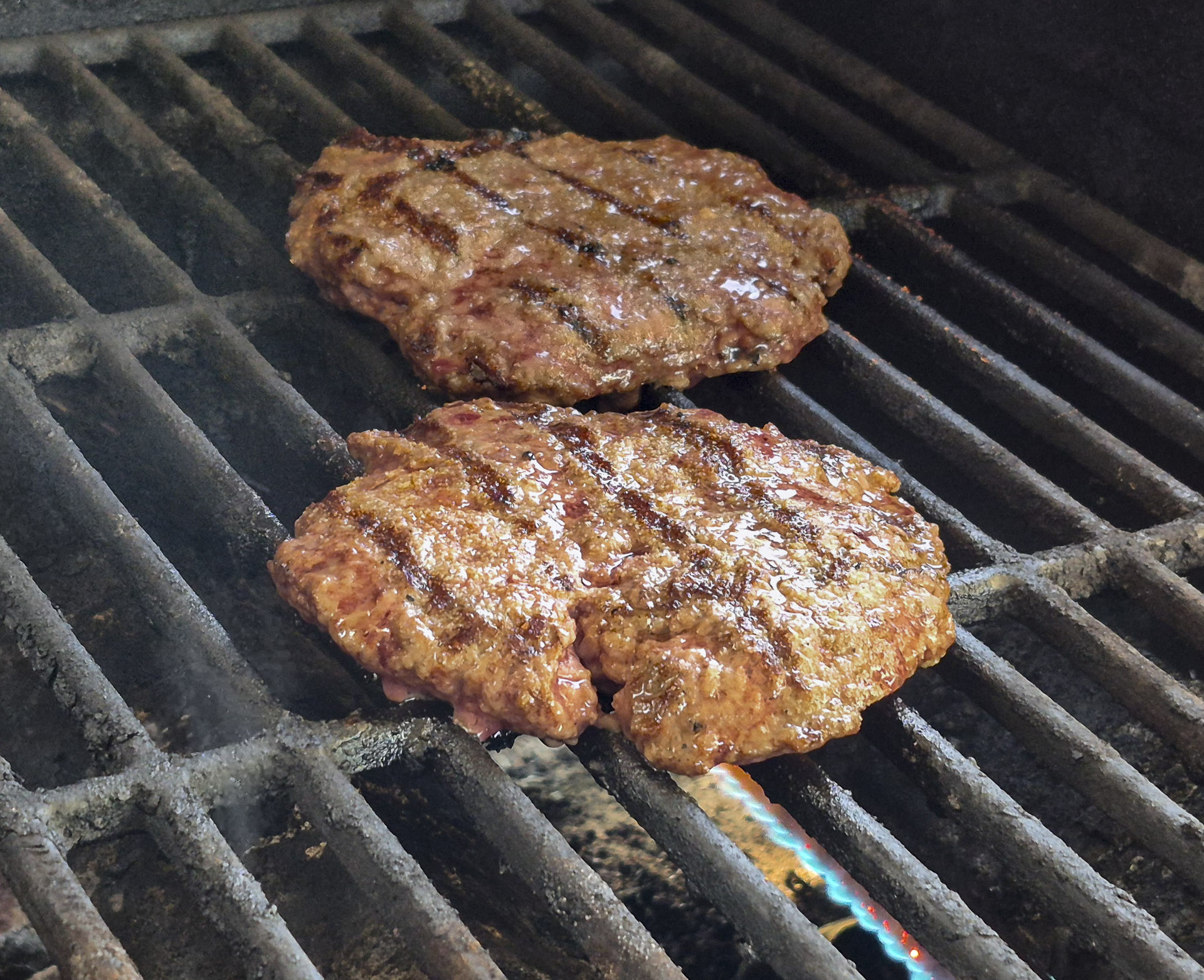 Grilling Burgers