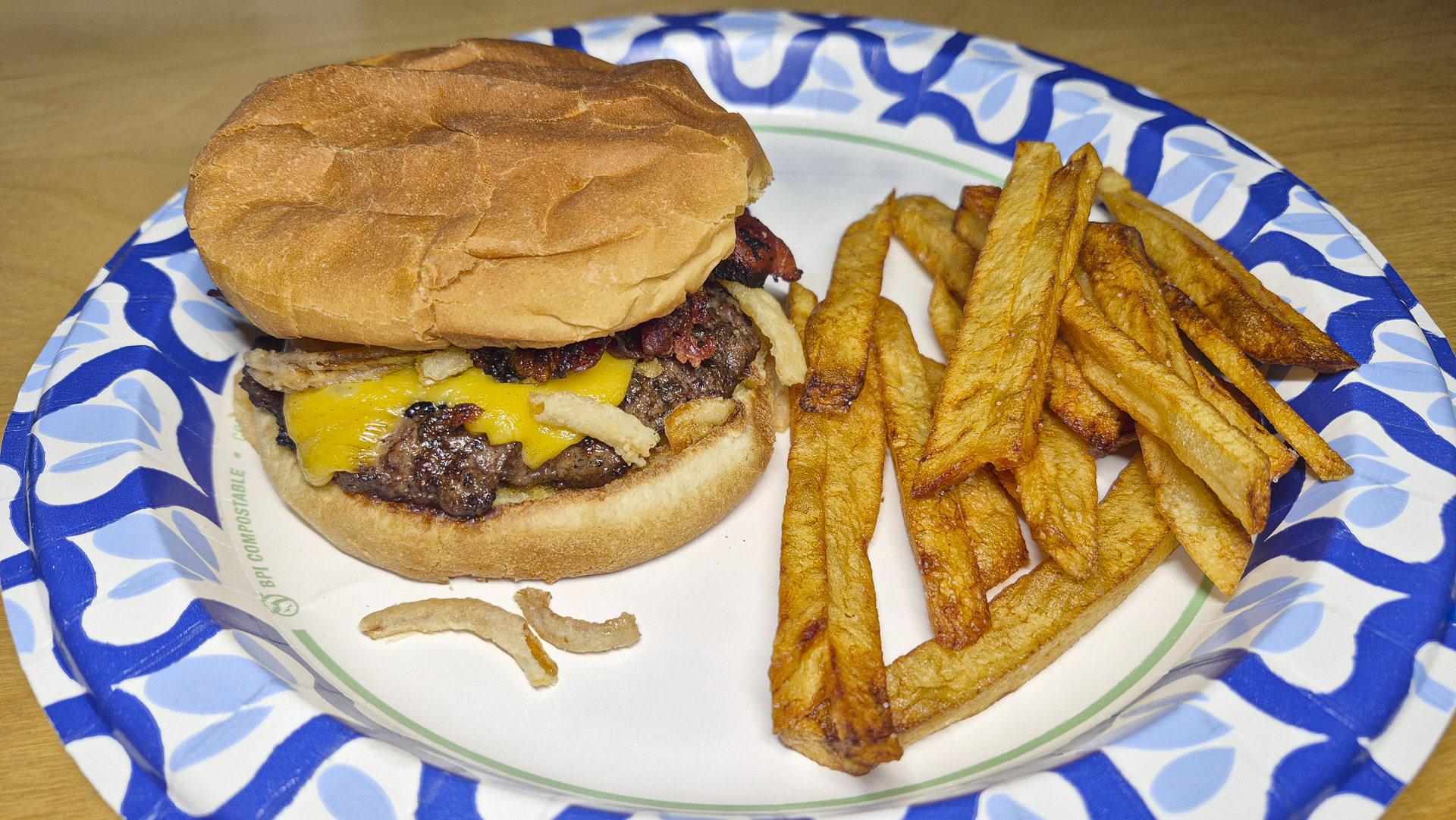 Cheeseburger and Fries