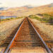 Railroad tracks along California's Central Coast