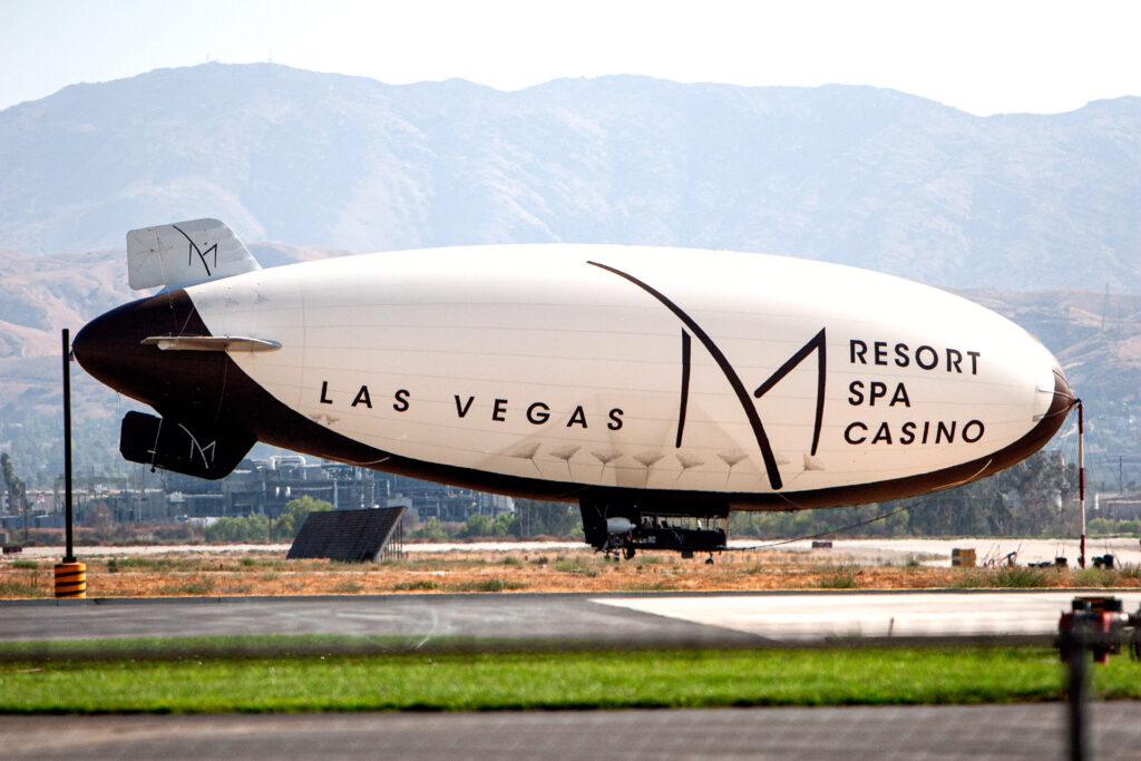 M Resort Spa Casino Airship in San Bernardino