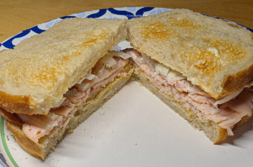 Sliced Turkey Sandwich